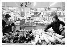 上周食用農產品價格小幅回落，批發市場呈現平穩態勢